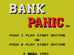 Заставка игры Bank Panic